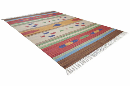 Moderner Kelim - Samak Multicolor - German Carpet Shop