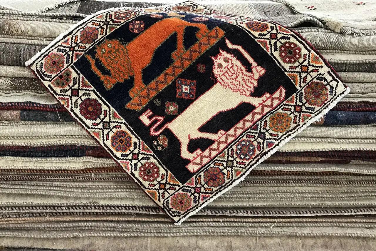 Poschti - Qashqai 8968696 (62x62 cm) - German Carpet Shop