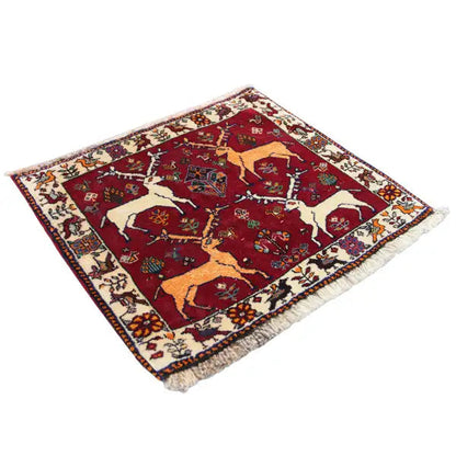  Poschti - Qashqai (61x54 cm) - Premium Teppich from German Carpet Shop - Just €105! Shop now at German Carpet Shop