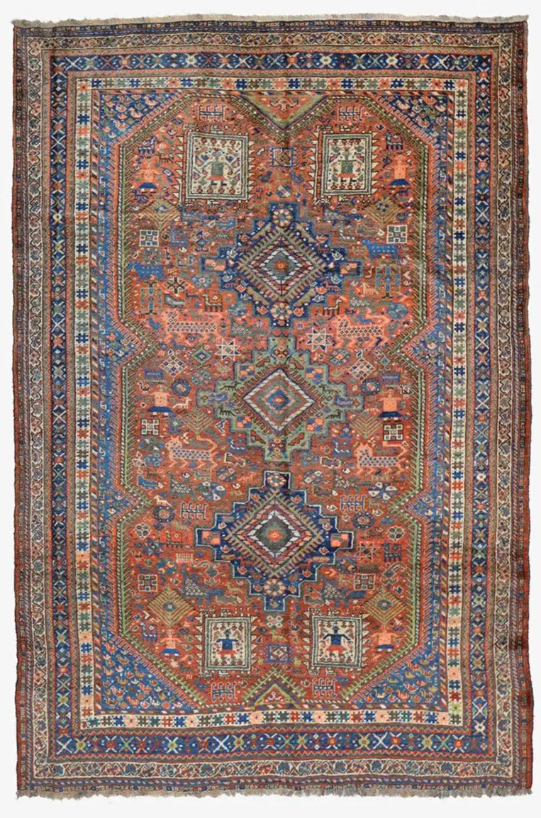 Qashqai - 304362 (257x176 cm) - German Carpet Shop
