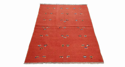  Kilim Qashqai - 2147 (155x102 cm) - Premium Kelim from German Carpet Shop - Just €142! Shop now at German Carpet Shop