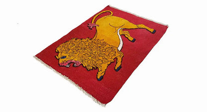 Soumakh - Lion 700004 (114x82 cm) - German Carpet Shop