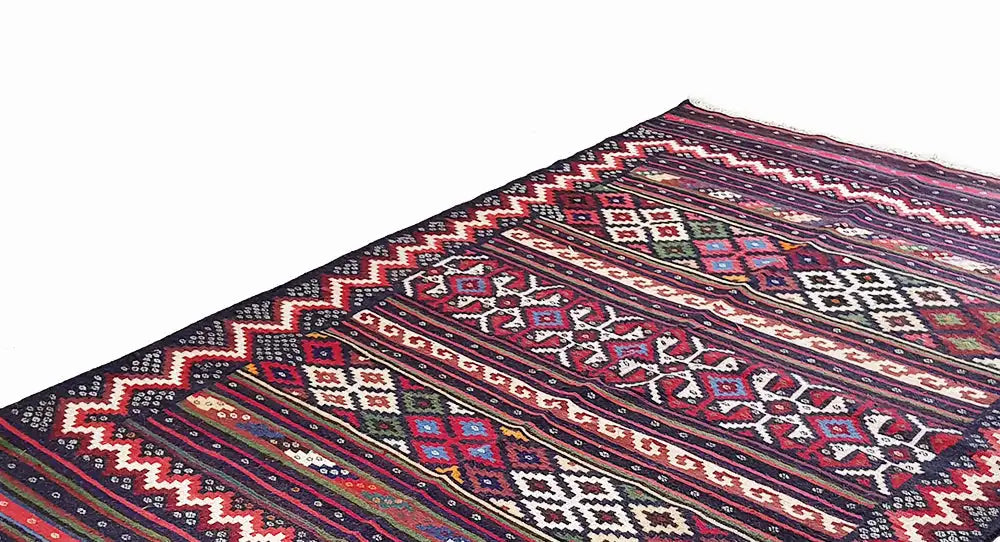  Kilim Sirjan - (230x148cm) - Premium Kelim from German Carpet Shop - Just €365! Shop now at German Carpet Shop