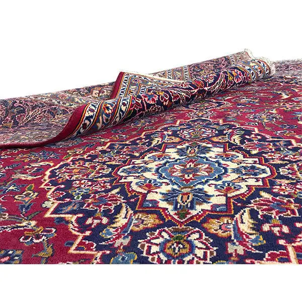 Keshan - Rot (308x205 cm) - German Carpet Shop