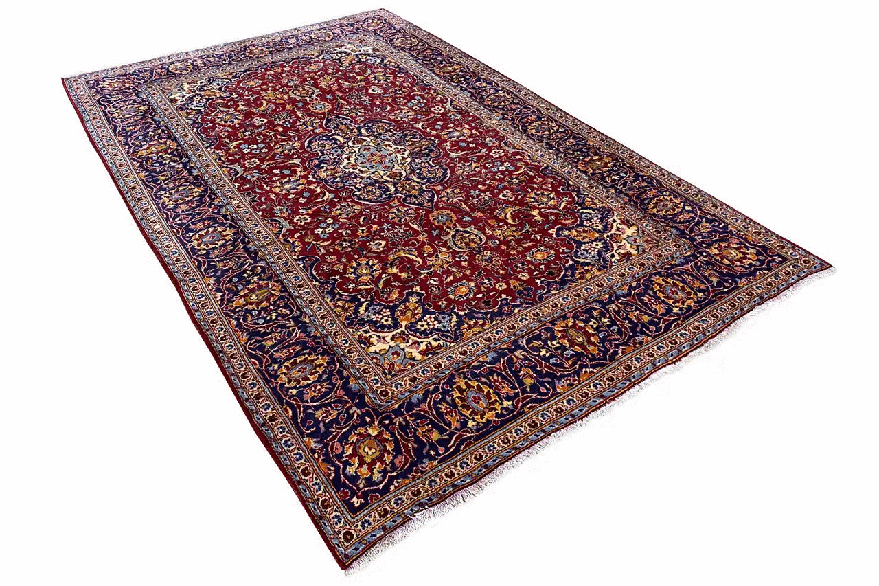 Keshan - Rot (320x195 cm) - German Carpet Shop